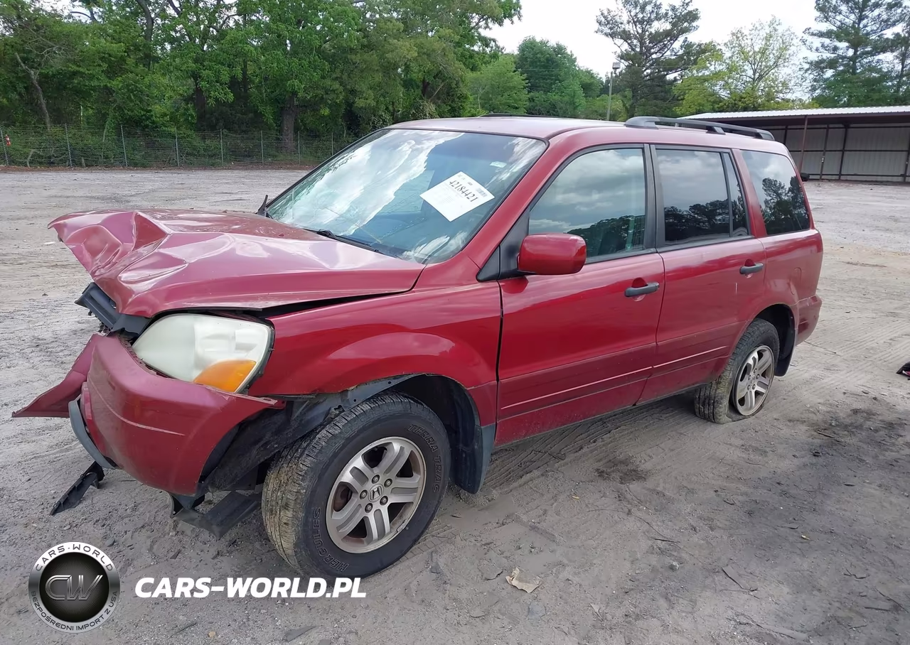 2003 Honda Pilot Ex-L VIN:2HKYF18543H593649 - 2