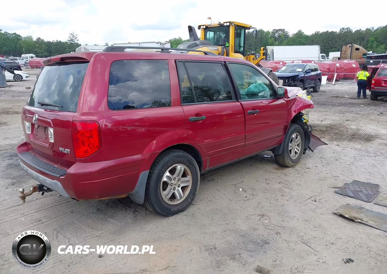 2003 Honda Pilot Ex-L VIN:2HKYF18543H593649 - 4