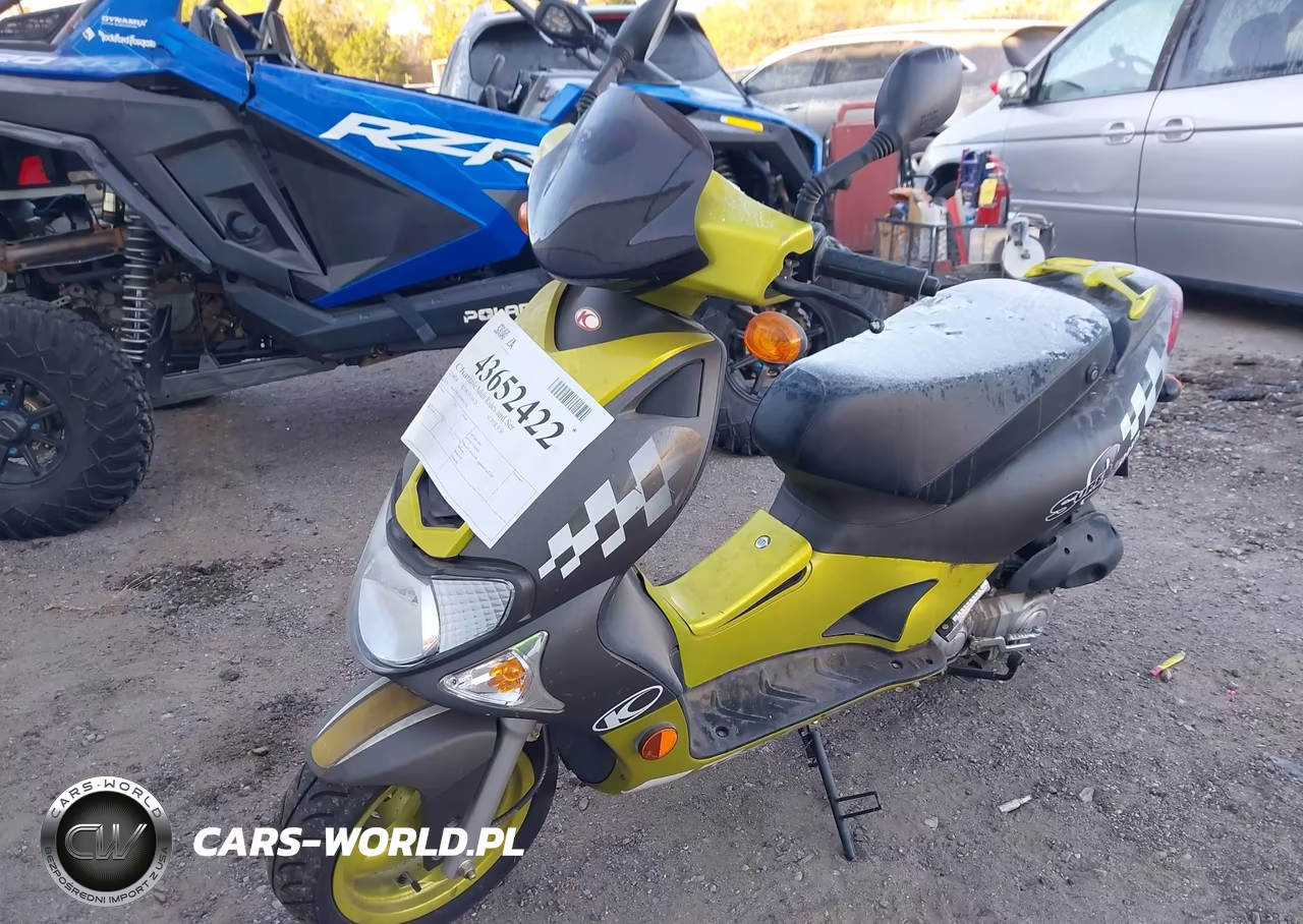 2008 Kymco Usa Inc Super 9 50 VIN:RFBS1A0408B410380 - 2