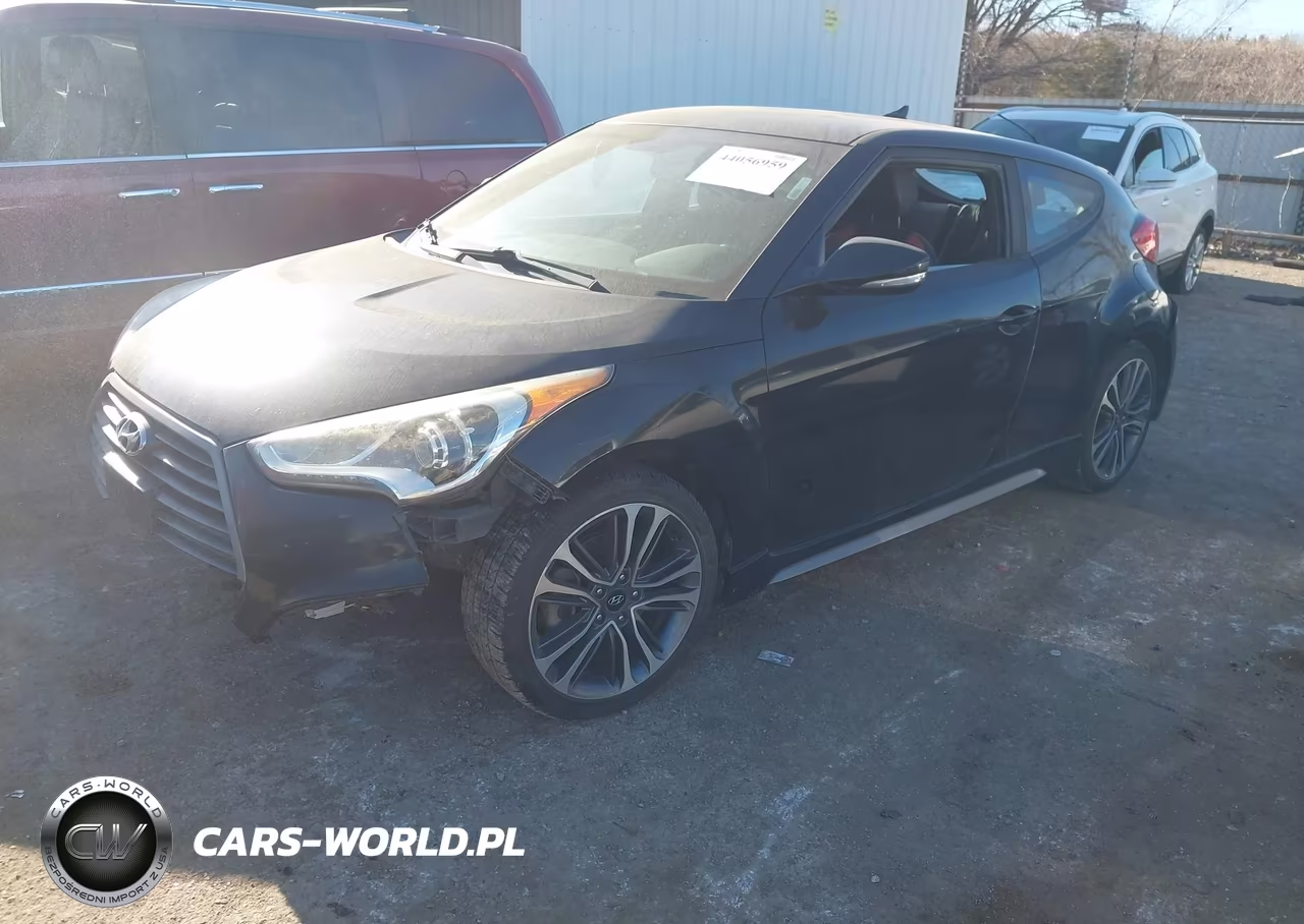 2016 Hyundai Veloster Turbo VIN:KMHTC6AE6GU297842 - 2