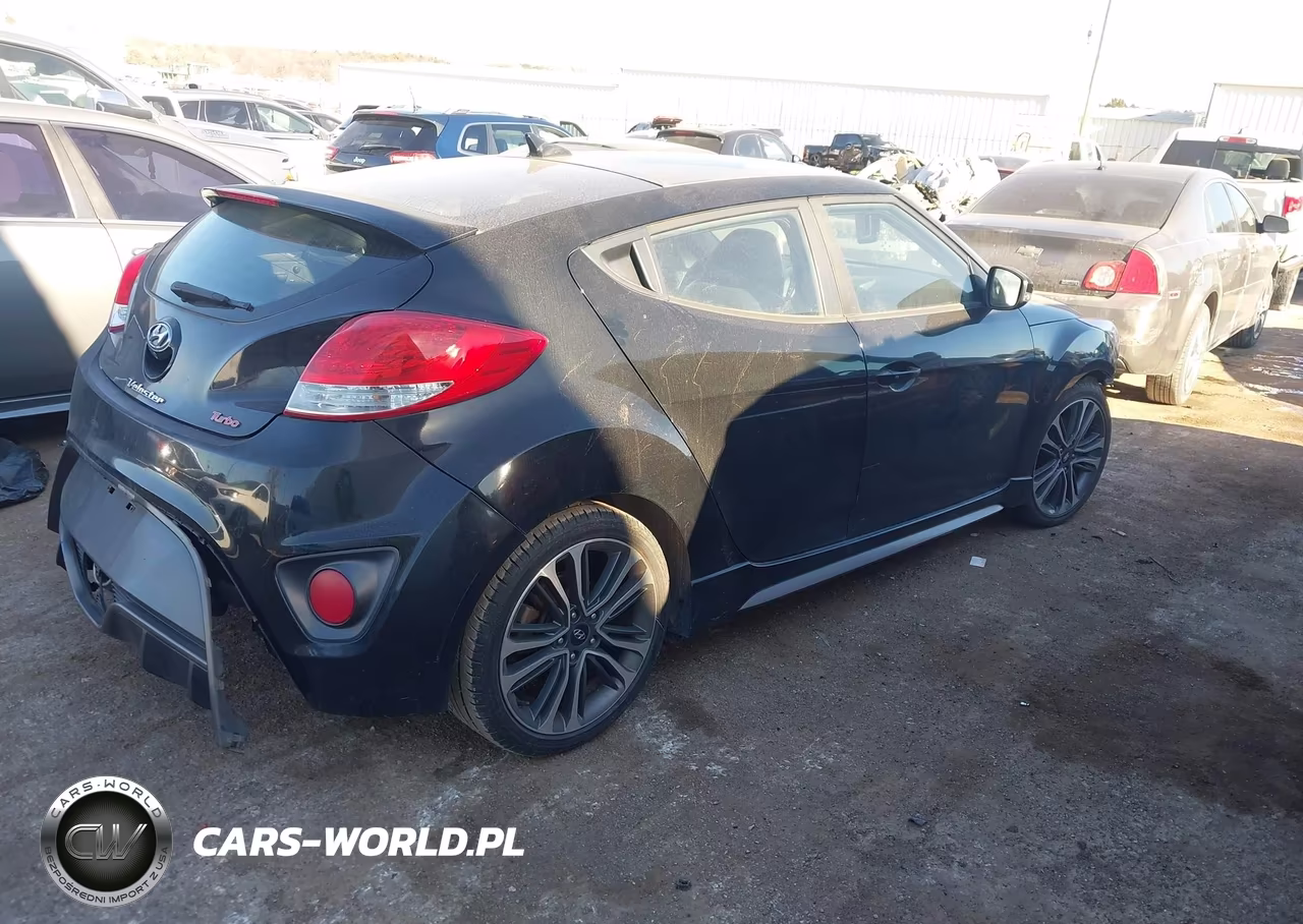 2016 Hyundai Veloster Turbo VIN:KMHTC6AE6GU297842 - 4
