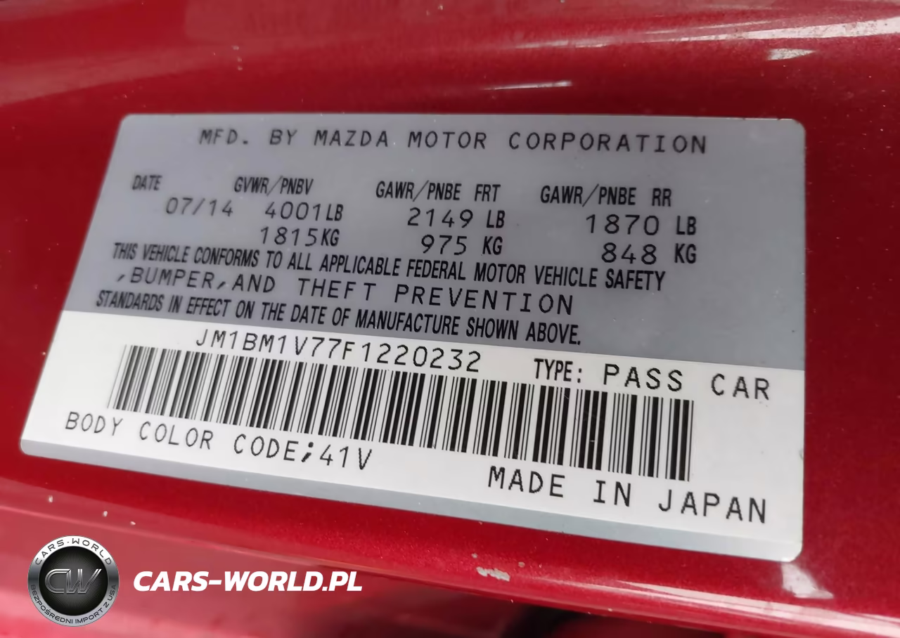2015 Mazda Mazda3 VIN:JM1BM1V77F1220232 - 9