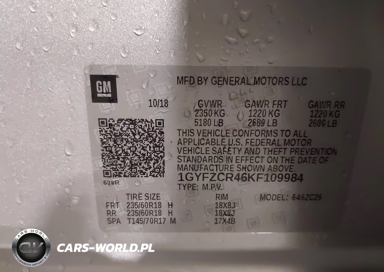 2019 Cadillac Xt4 Premium Luxury VIN:1GYFZCR46KF109984 - 9
