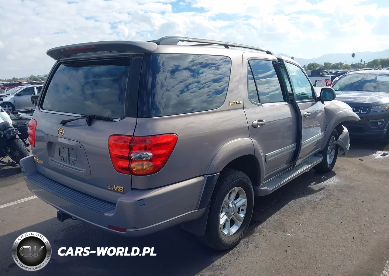 2002 Toyota Sequoia Limited V8 VIN:5TDZT38A42S069707 - 4