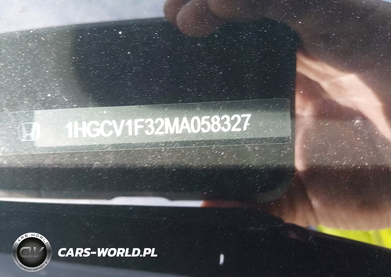 2021 Honda Accord Sport VIN:1HGCV1F32MA058327 - 9