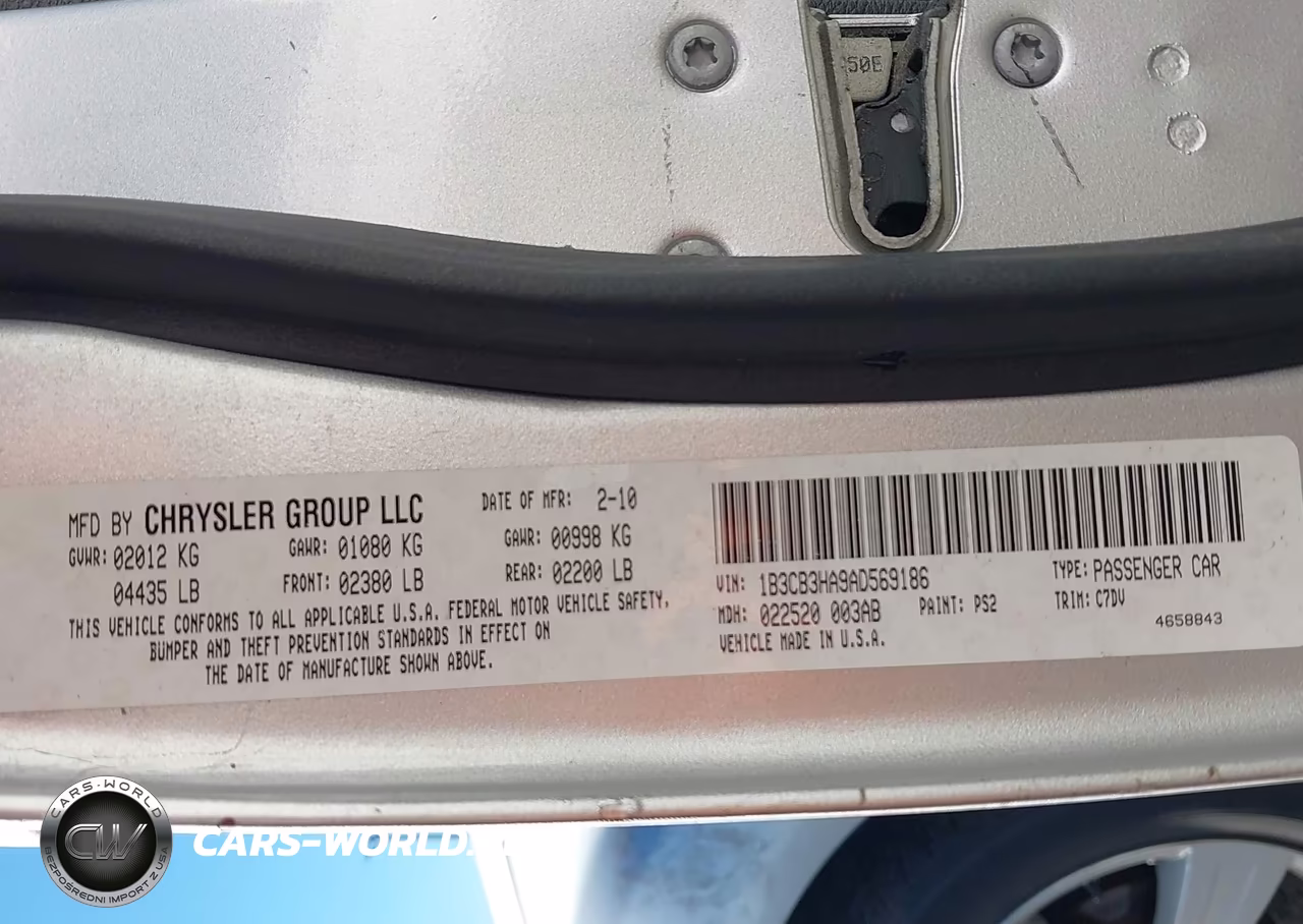 2010 Dodge Caliber Mainstreet VIN:1B3CB3HA9AD569186 - 9
