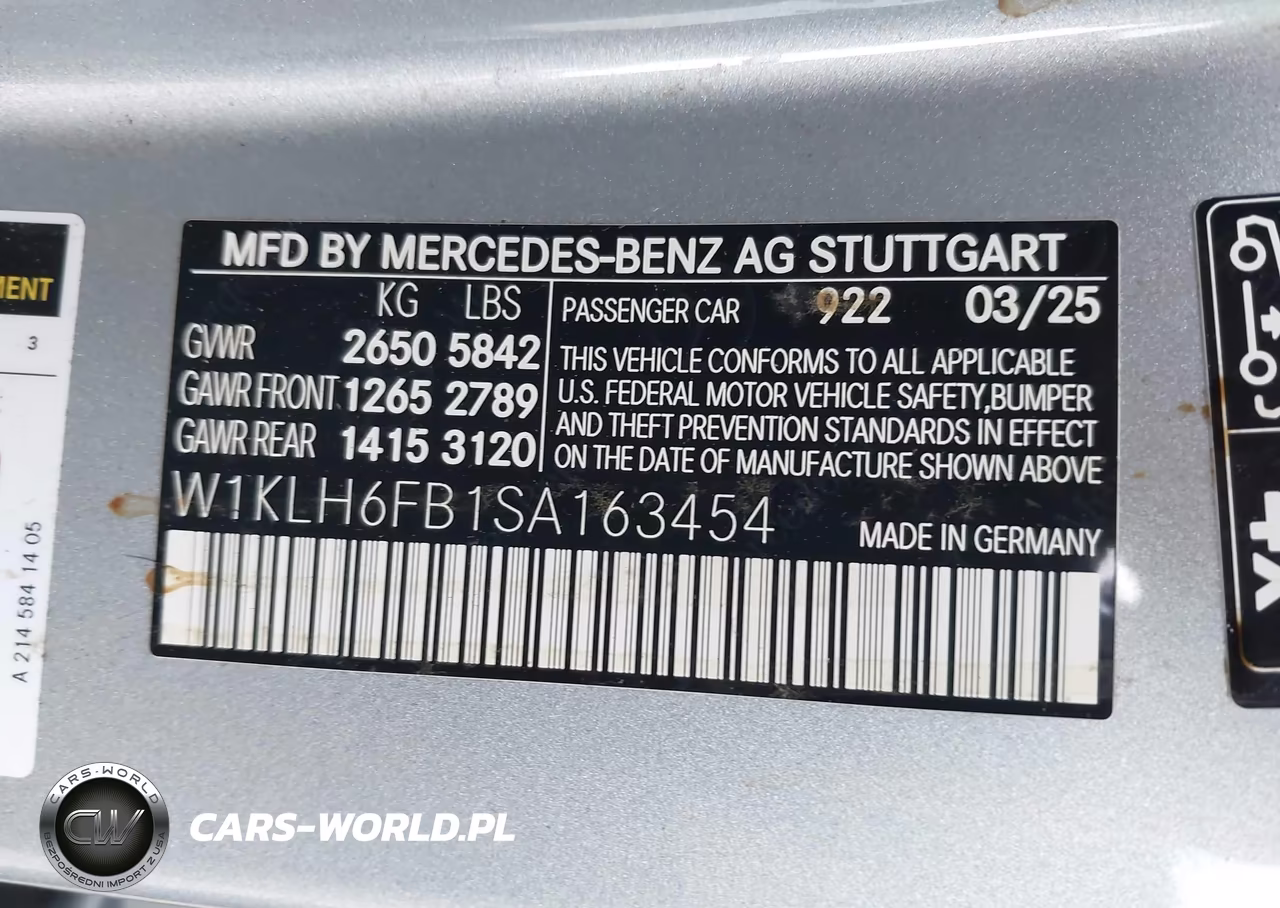 2025 Mercedes-Benz E 450 4Matic VIN:W1KLH6FB1SA163454 - 9