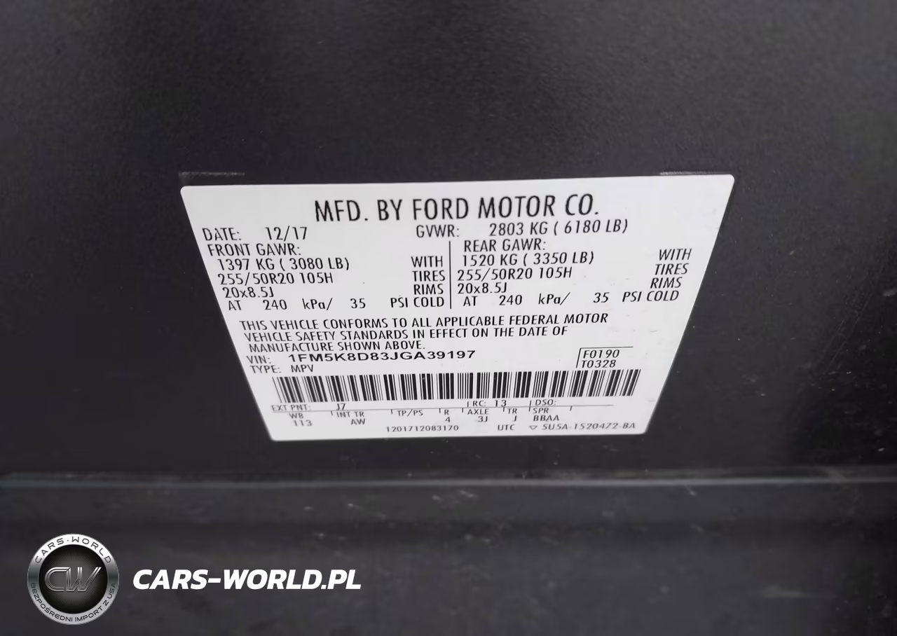 2018 Ford Explorer Xlt VIN:1FM5K8D83JGA39197 - 9