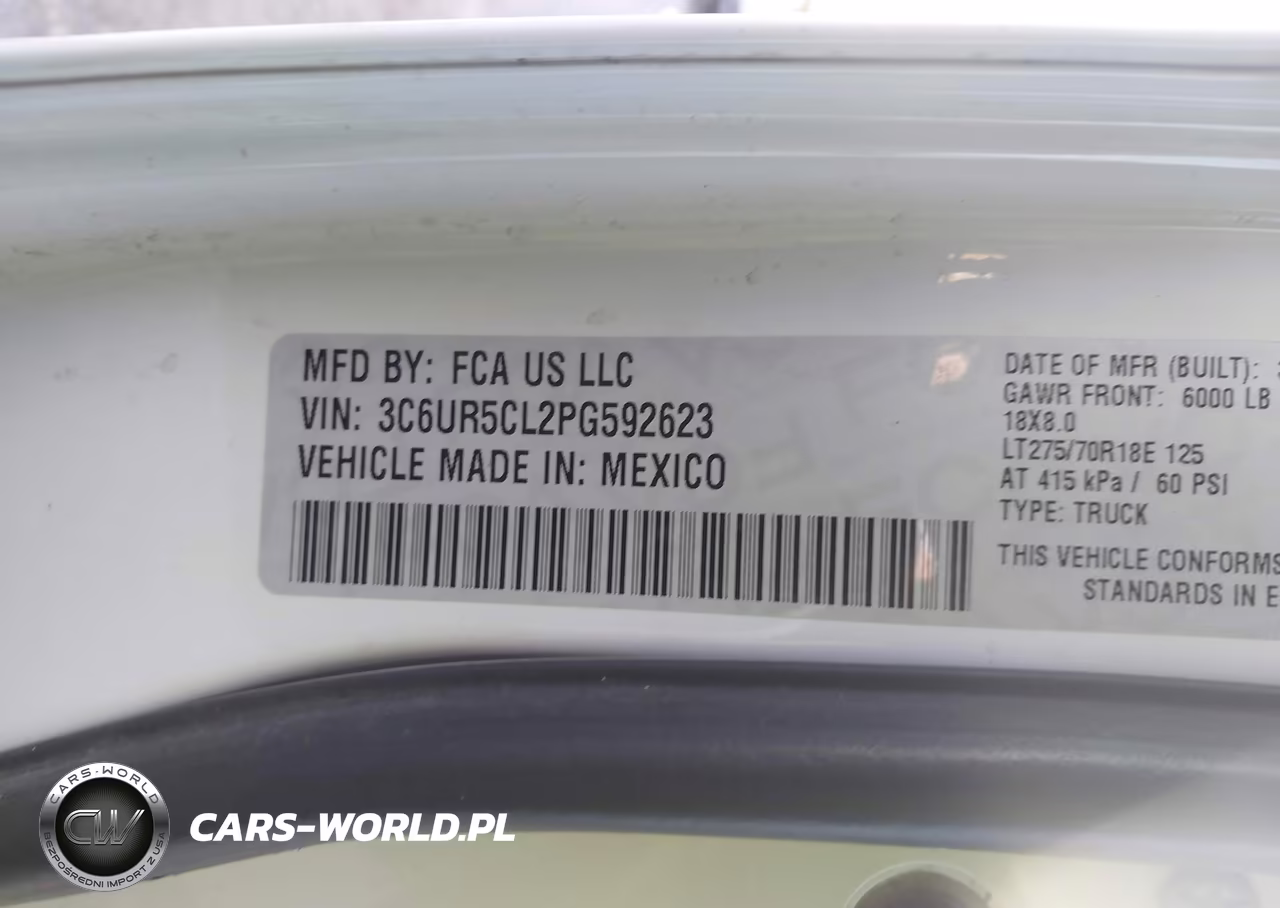 2023 Ram 2500 Tradesman VIN:3C6UR5CL2PG592623 - 9
