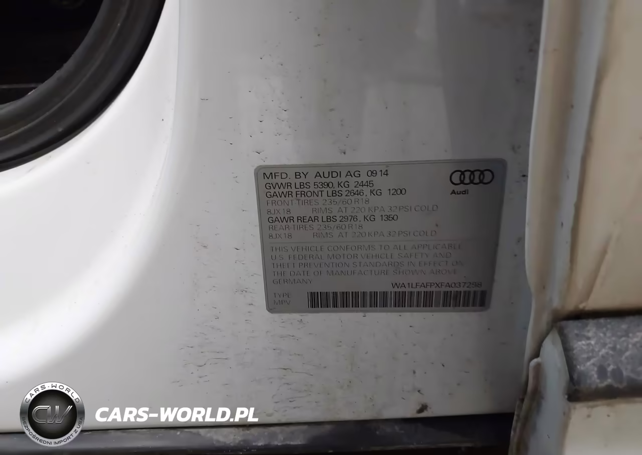 2015 Audi Q5 2.0T Premium VIN:WA1LFAFPXFA037298 - 9