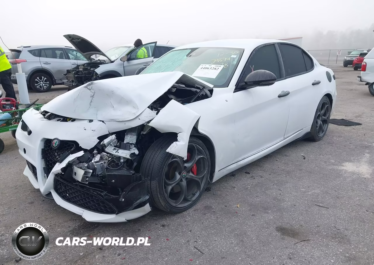 2019 Alfa Romeo Giulia Ti Sport Rwd VIN:ZARFAMBNXK7603478 - 2
