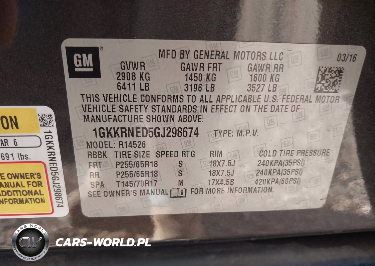 2016 GMC Acadia Sle-1 VIN:1GKKRNED5GJ298674 - 9