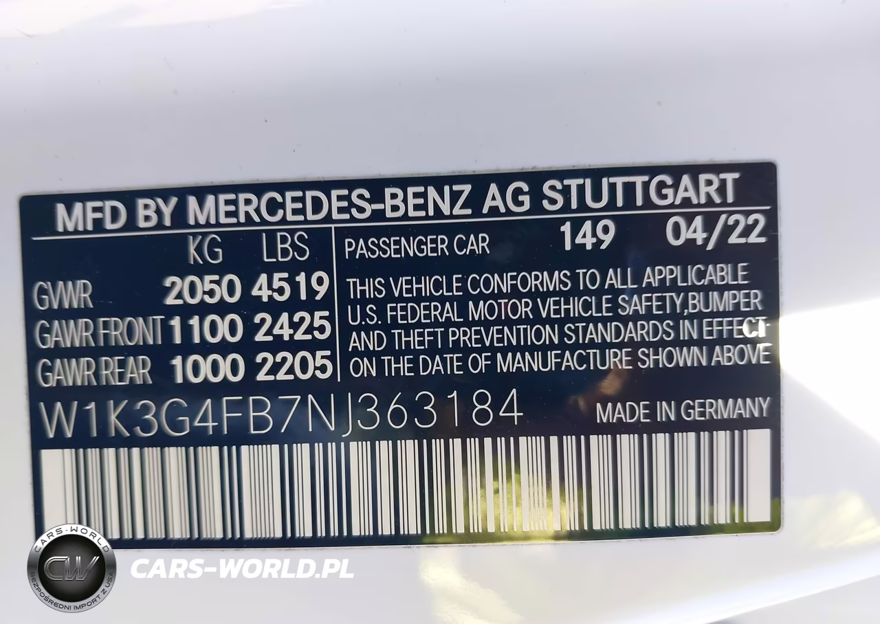 2022 Mercedes-Benz A 220 4Matic VIN:W1K3G4FB7NJ363184 - 9