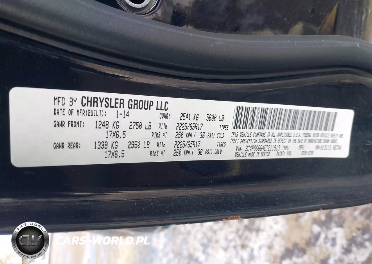 2014 Dodge Journey Sxt VIN:3C4PDDBG4ET211913 - 9