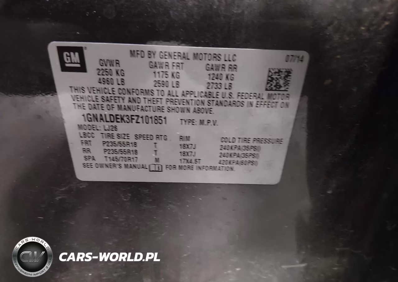 2015 Chevrolet Equinox Ltz VIN:1GNALDEK3FZ101851 - 9