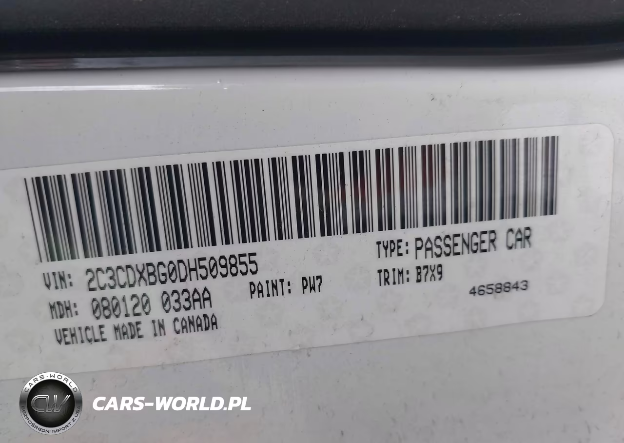2013 Dodge Charger Se VIN:2C3CDXBG0DH509855 - 9