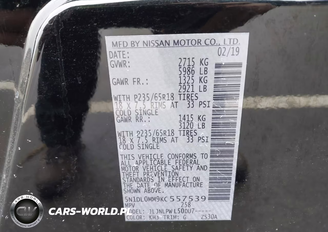 2019 Infiniti Qx60 Pure VIN:5N1DL0MM9KC557539 - 9