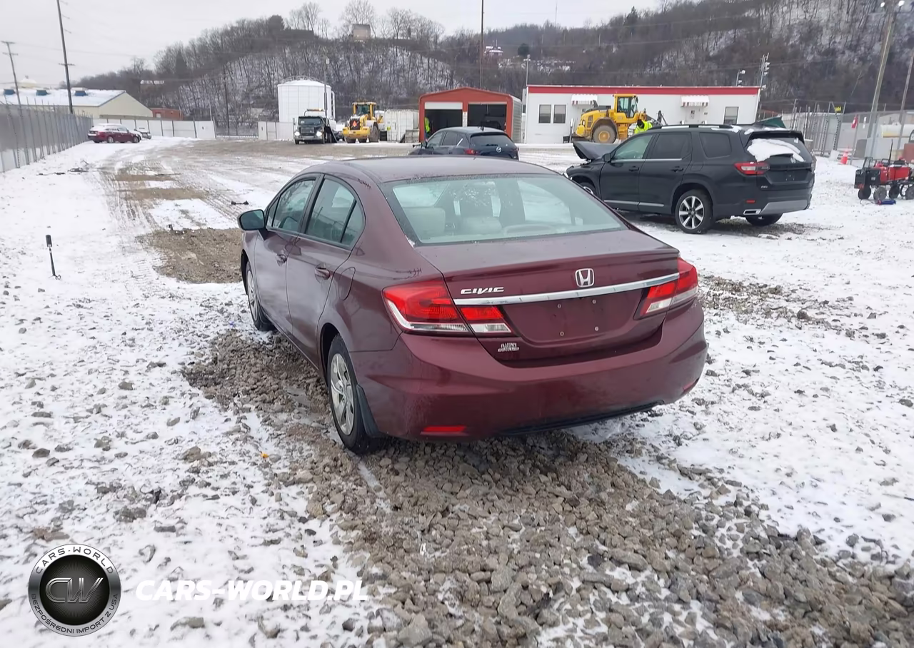 2015 Honda Civic Lx VIN:19XFB2F51FE278229 - 3