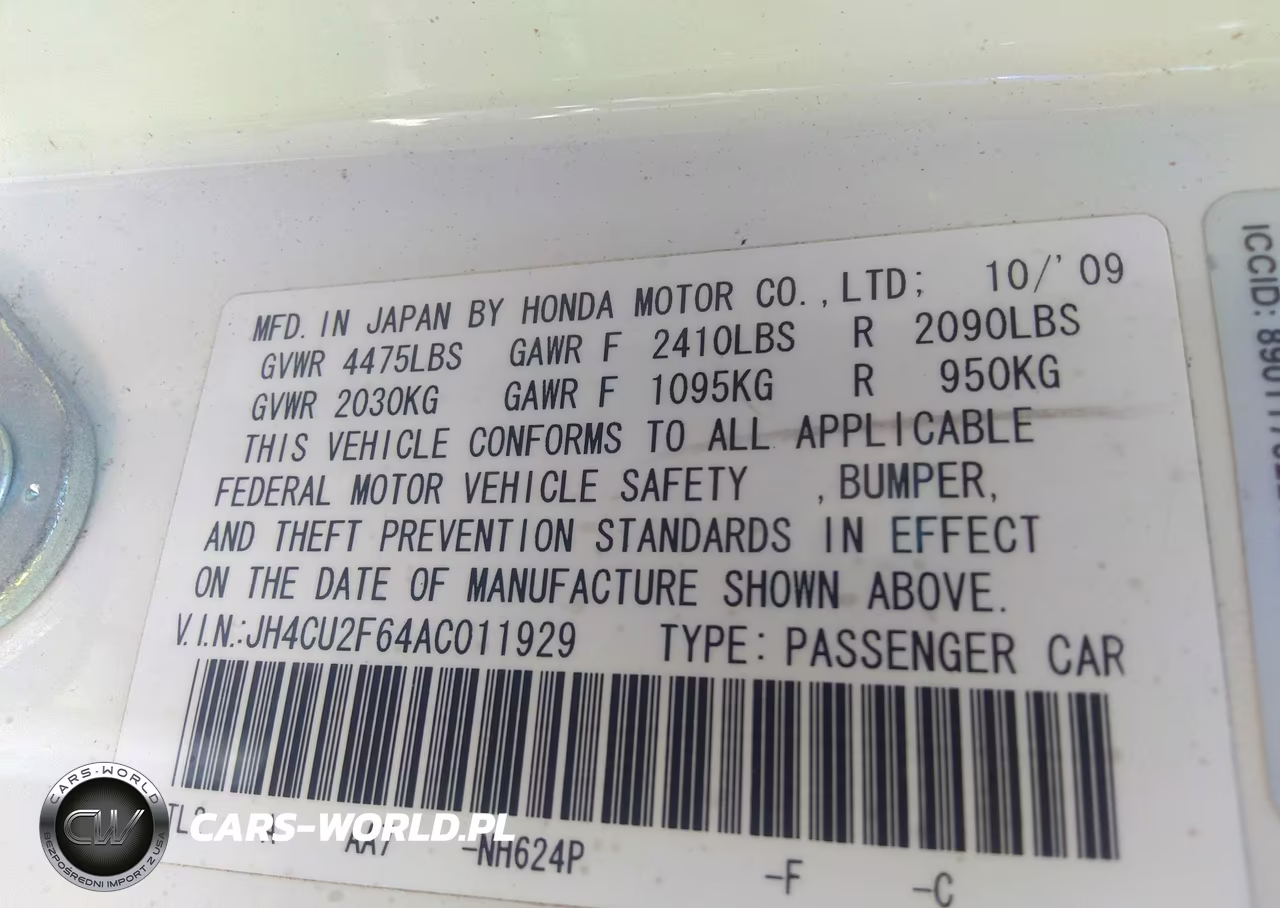 2010 Acura Tsx 2.4 VIN:JH4CU2F64AC011929 - 9