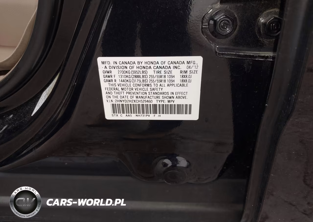 2012 Acura Mdx VIN:2HNYD2H2XCH529460 - 9