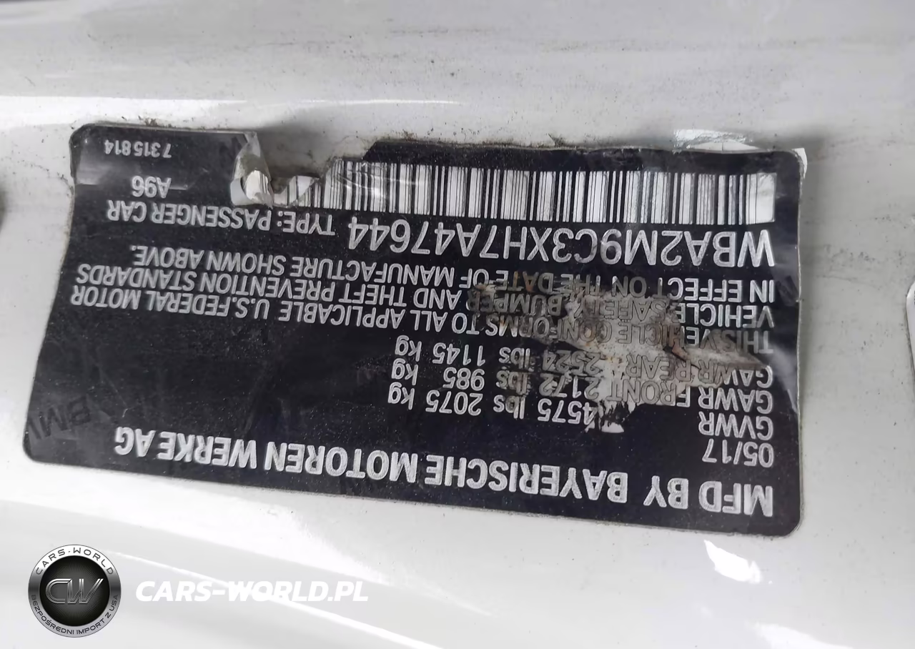 2017 BMW 230I xDrive VIN:WBA2M9C3XH7A47644 - 9