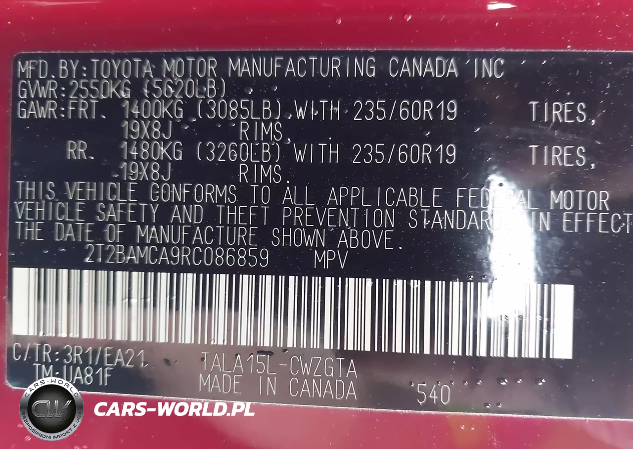 2024 Lexus Rx 350 Premium VIN:2T2BAMCA9RC086859 - 9