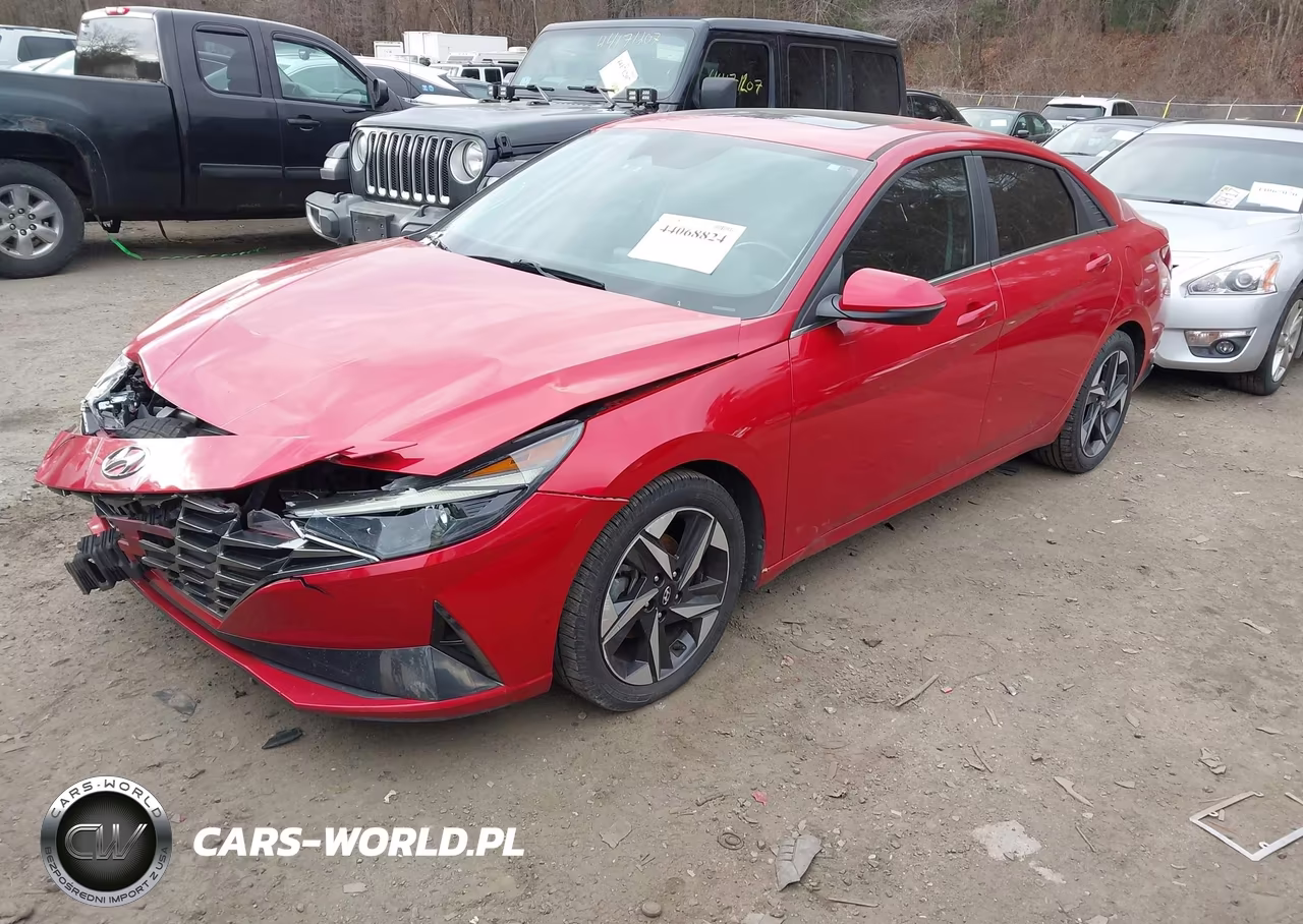 2021 Hyundai Elantra Sel VIN:5NPLN4AG9MH020743 - 2
