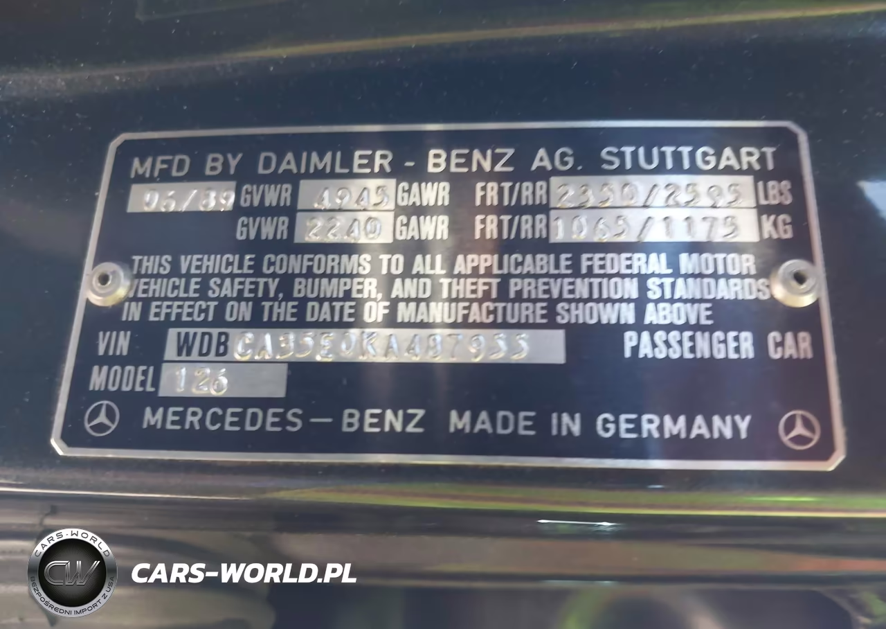 1989 Mercedes-Benz 420 Sel VIN:WDBCA35EOKA487955 - 9