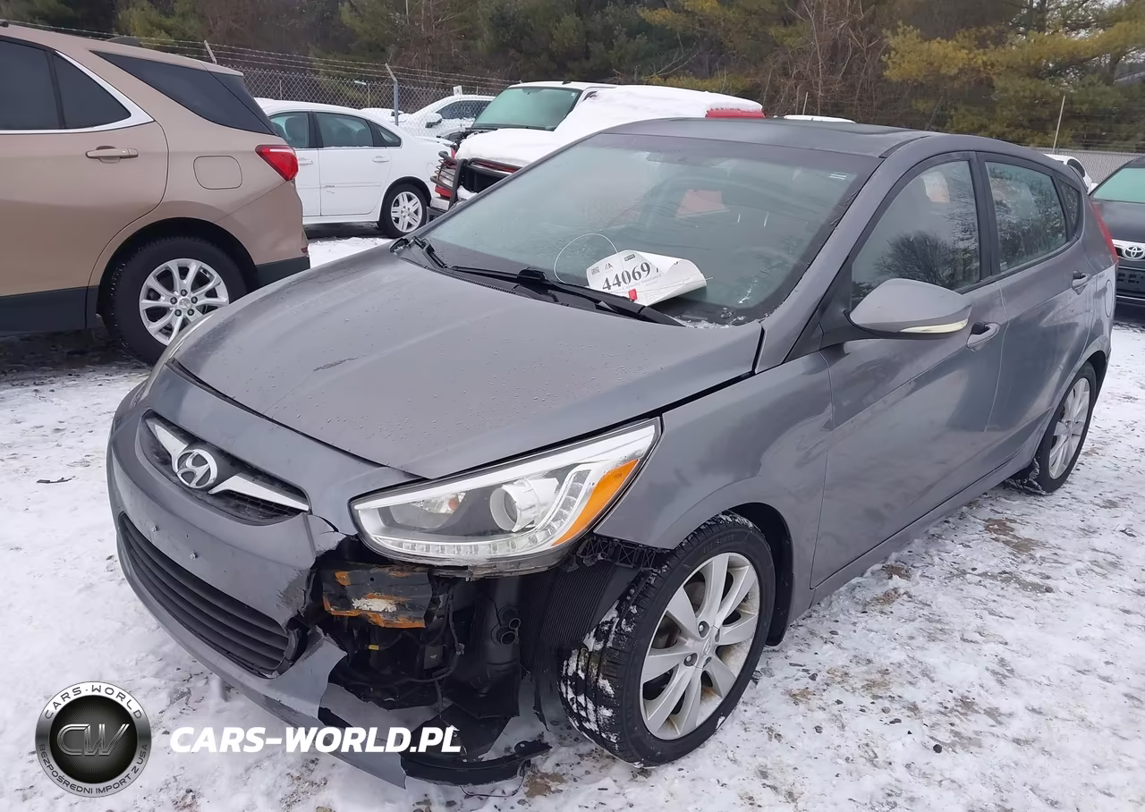 2014 Hyundai Accent Se VIN:KMHCU5AE6EU196028 - 2