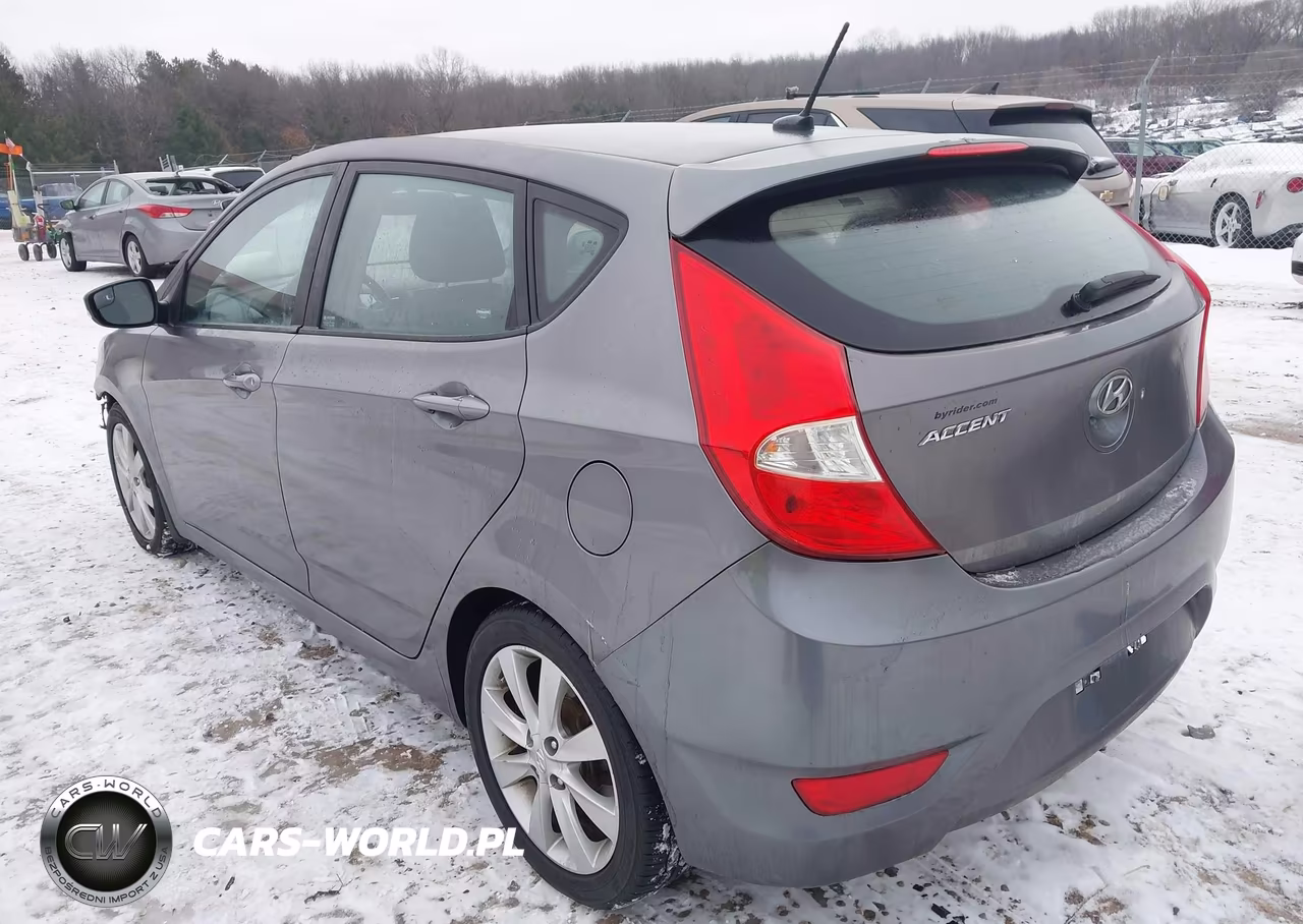 2014 Hyundai Accent Se VIN:KMHCU5AE6EU196028 - 3