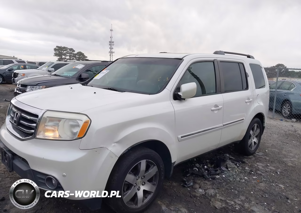 2012 Honda Pilot Touring VIN:5FNYF3H99CB007637 - 2