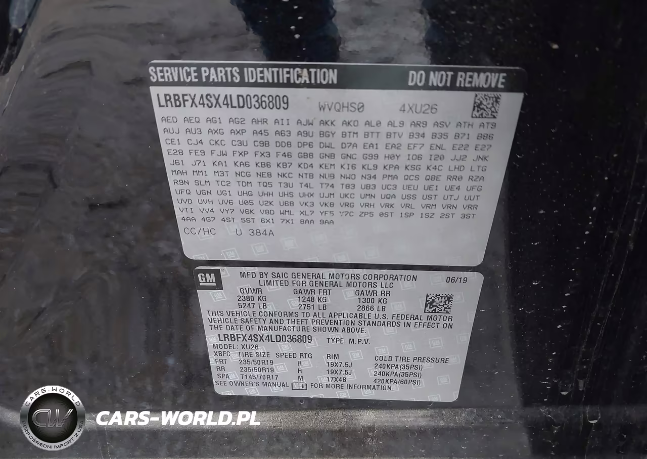 2020 Buick Envision Awd Premium Ii VIN:LRBFX4SX4LD036809 - 9