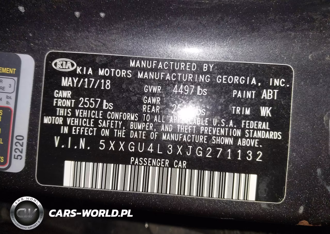 2018 Kia Optima Ex VIN:5XXGU4L3XJG271132 - 9