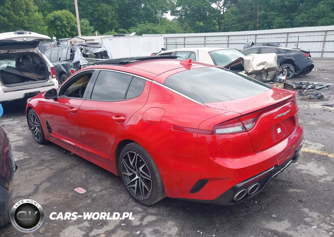2022 Kia Stinger Gt-Line VIN:KNAE35LD3N6110664 - 3