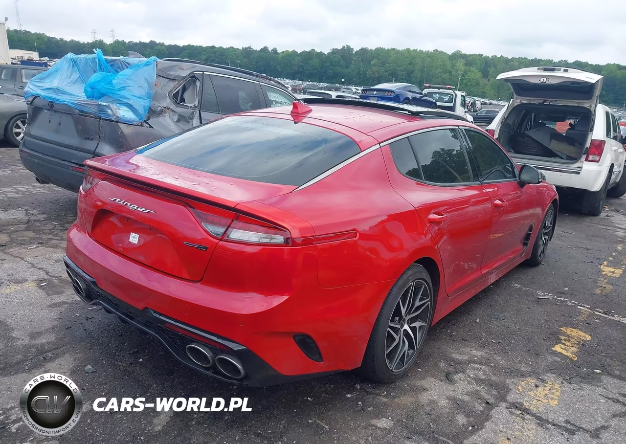 2022 Kia Stinger Gt-Line VIN:KNAE35LD3N6110664 - 4