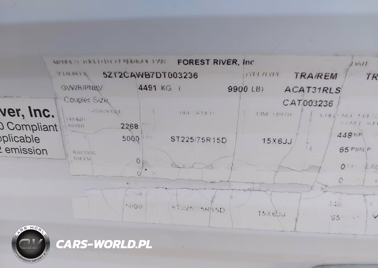 2013 Forest River Catalina VIN:5ZT2CAWB7DT003236 - 9
