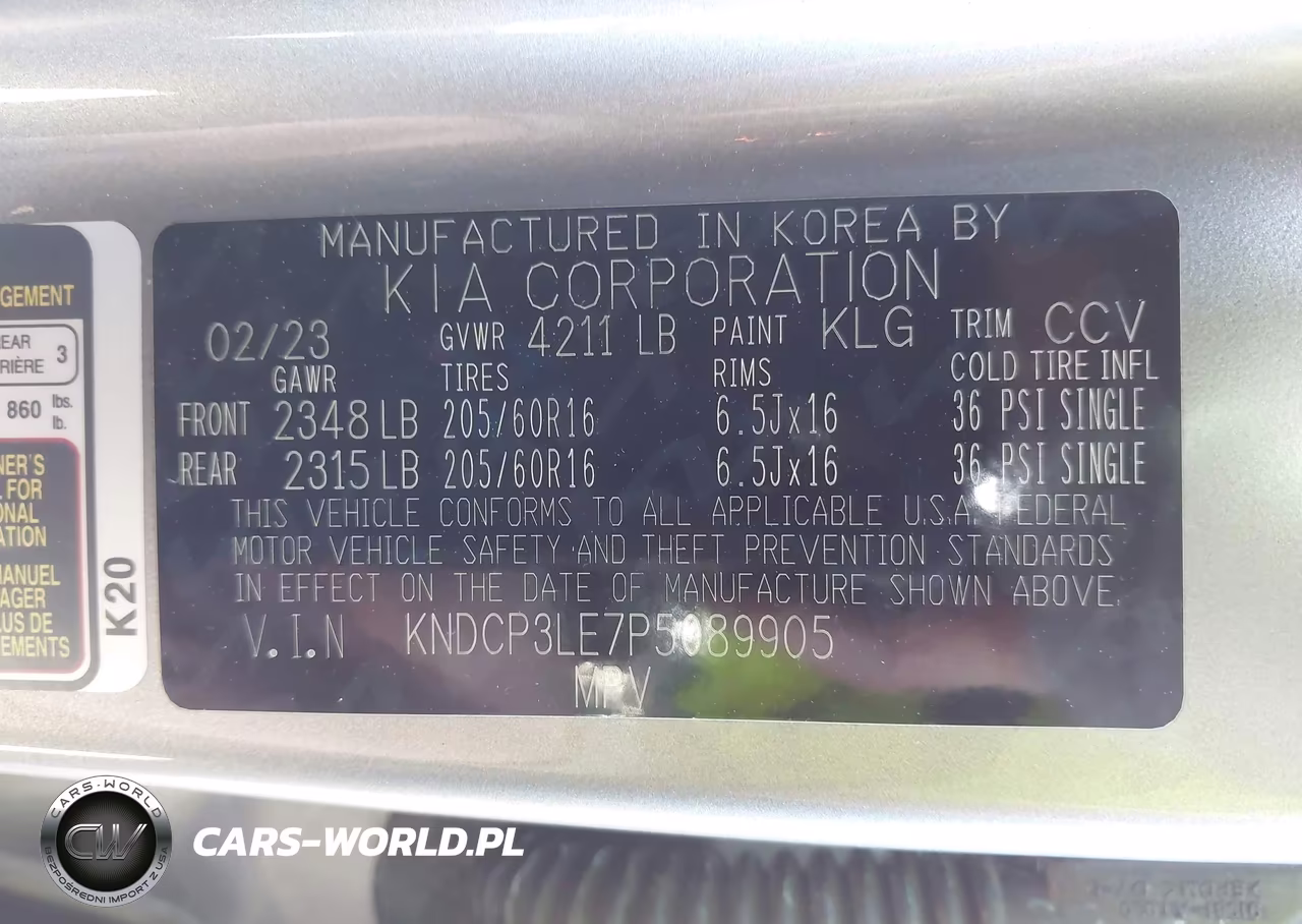 2023 Kia Niro Lx VIN:KNDCP3LE7P5089905 - 9