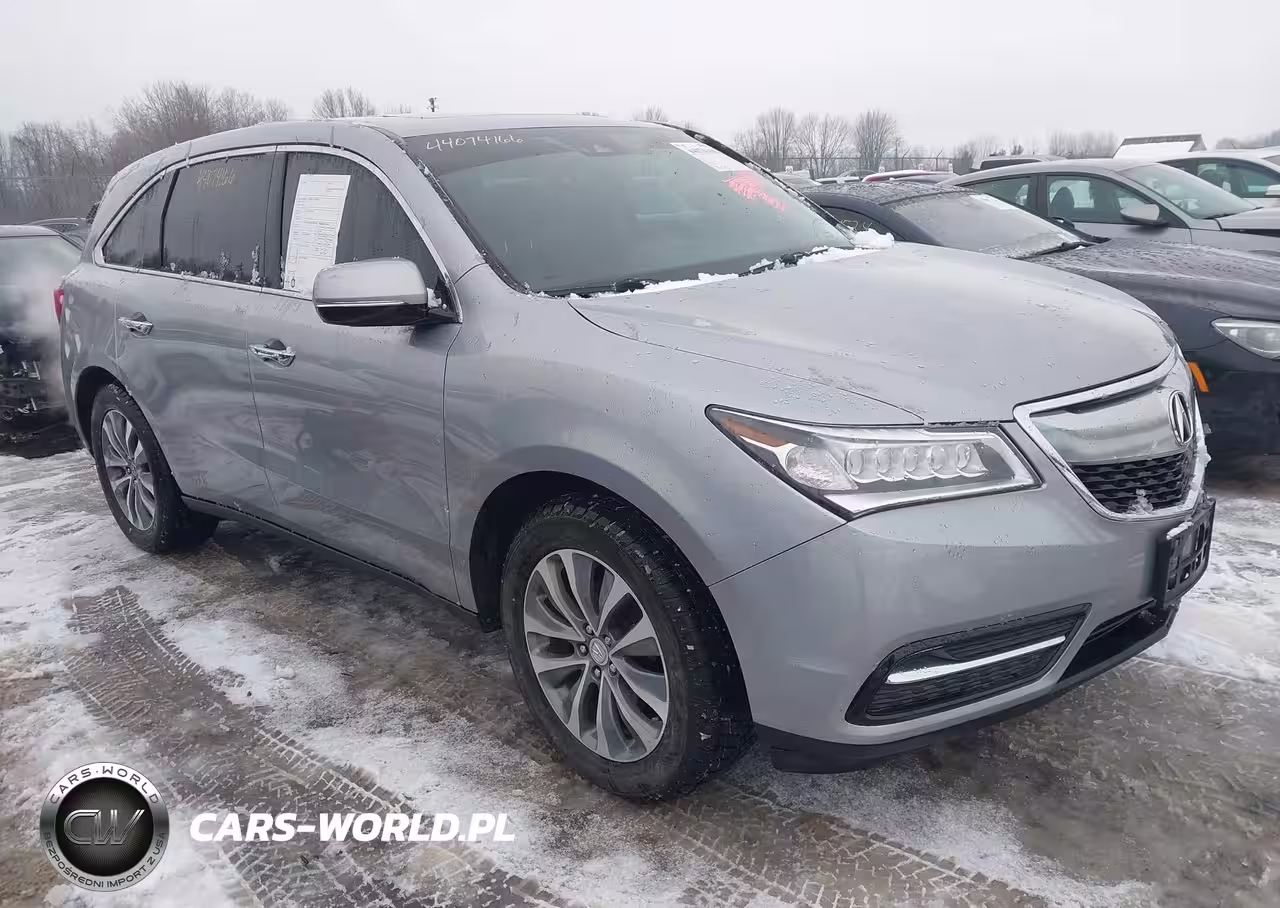 2016 Acura Mdx Technology Acurawatch Plus Packages-Technology Package