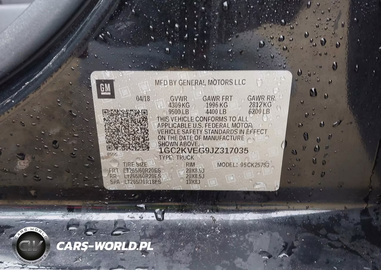 2018 Chevrolet Silverado 2500Hd Lt VIN:1GC2KVEG9JZ317035 - 9