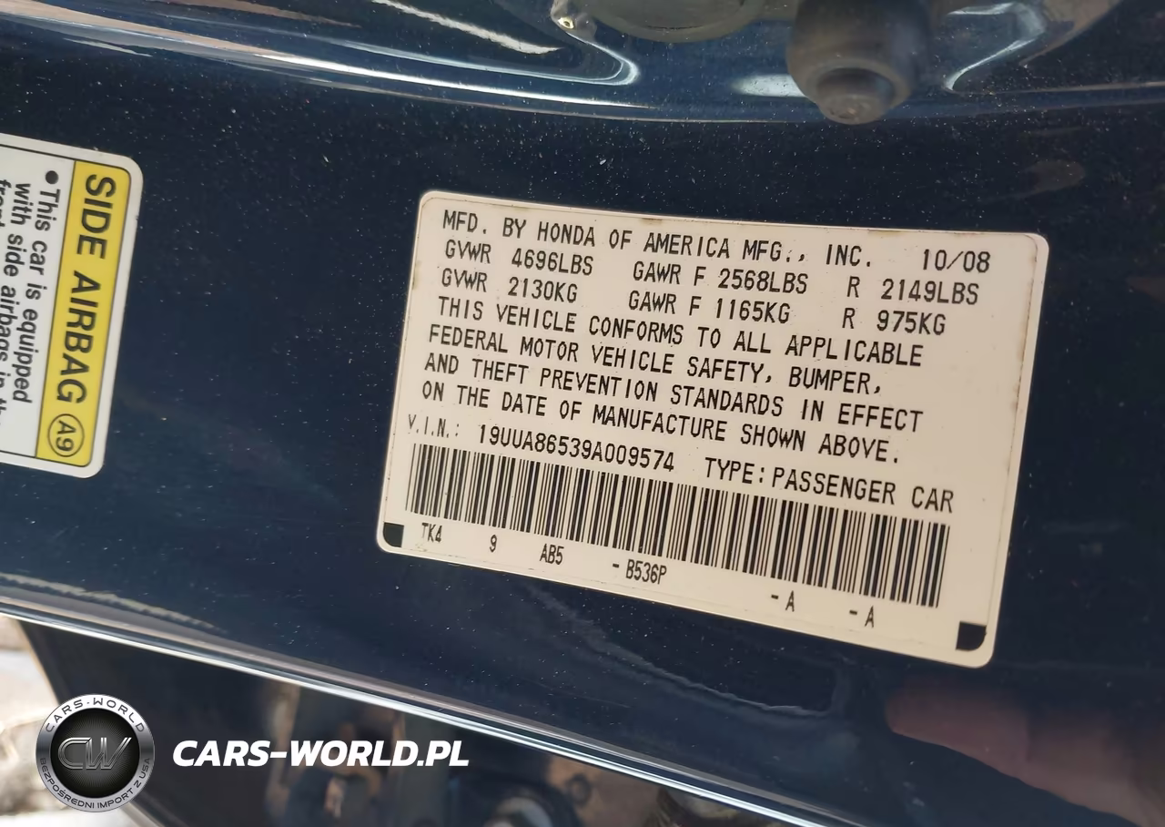 2009 Acura Tl 3.5 VIN:19UUA86539A009574 - 9