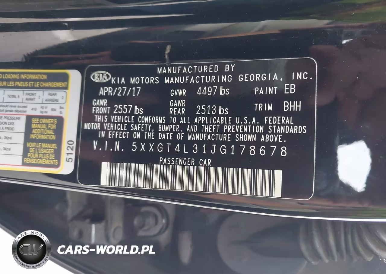 2018 Kia Optima Lx VIN:5XXGT4L31JG178678 - 9