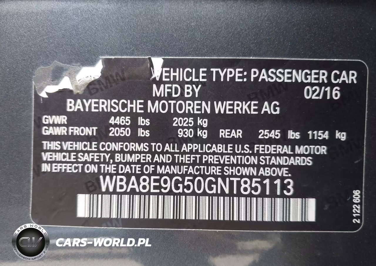2016 BMW 328I VIN:WBA8E9G50GNT85113 - 9