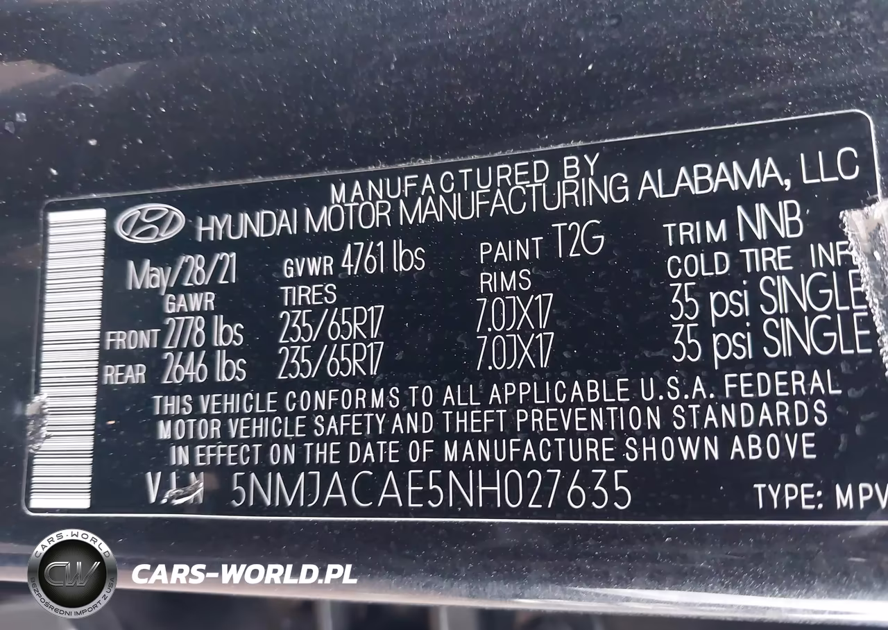 2022 Hyundai Tucson Se VIN:5NMJACAE5NH027635 - 9