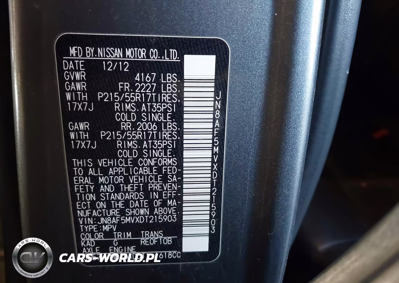 2013 Nissan Juke Sl VIN:JN8AF5MVXDT215903 - 9