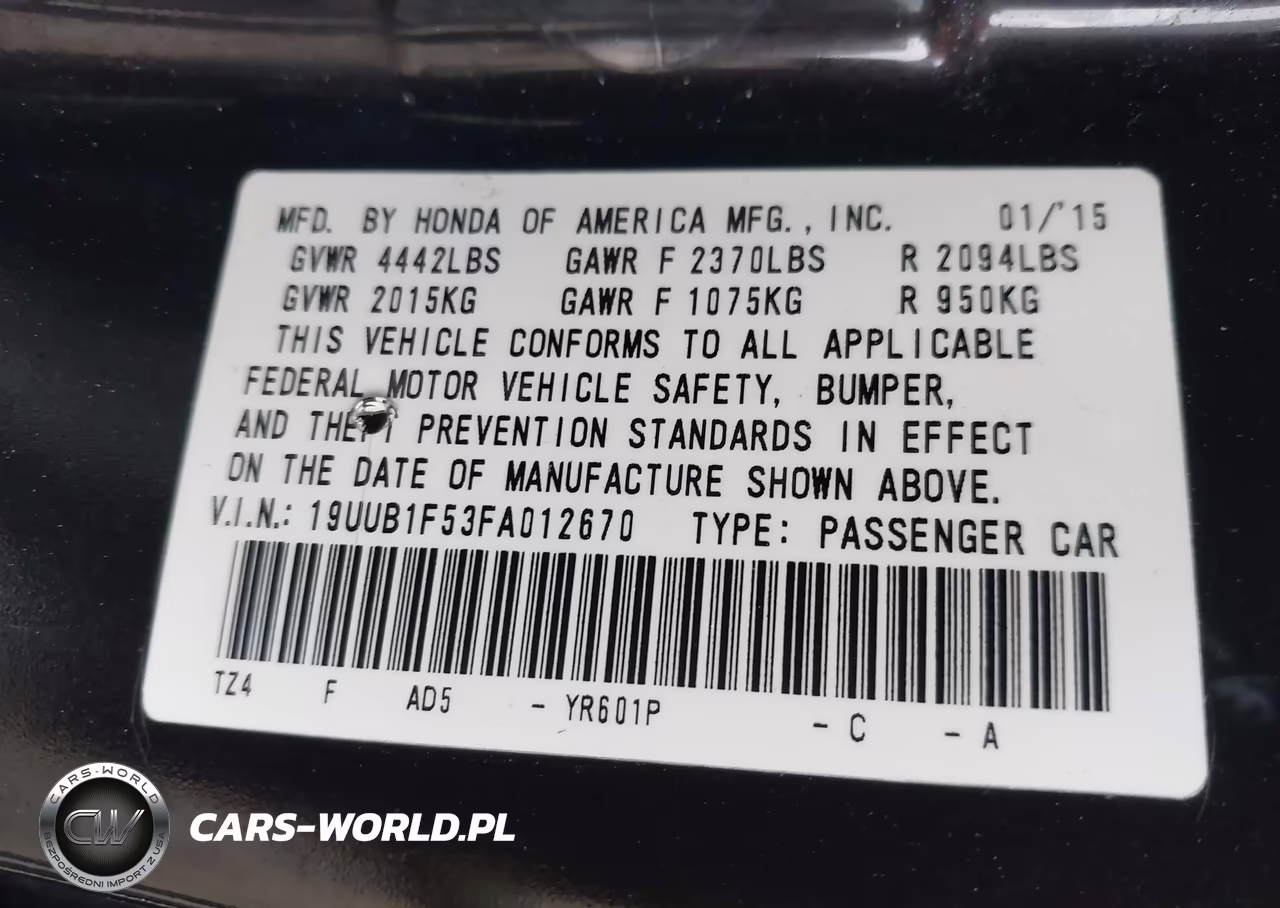 2015 Acura Tlx Tech VIN:19UUB1F53FA012670 - 9
