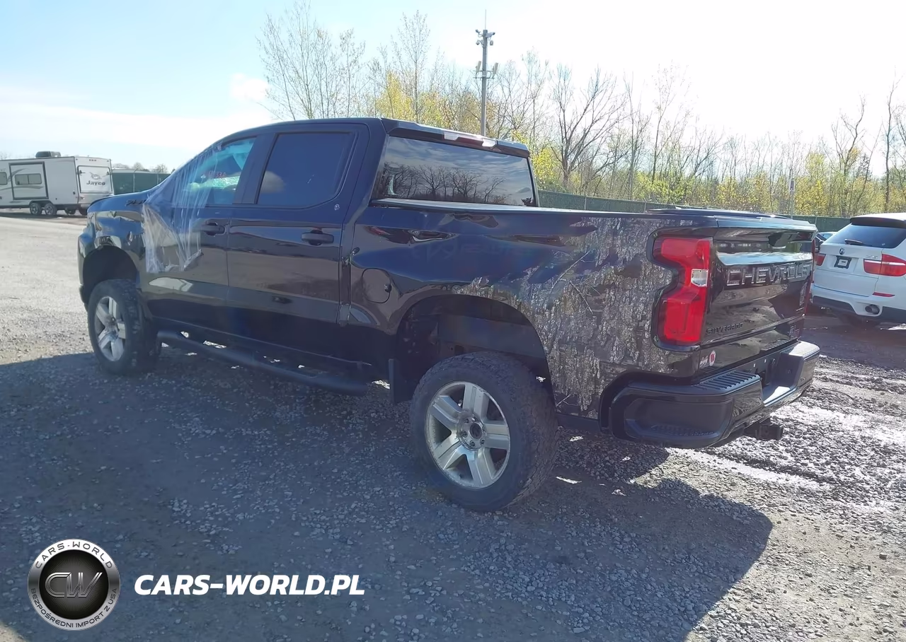 2022 Chevrolet Silverado 1500 Ltd 4Wd Short Bed Custom Trail Boss VIN:3GCPYCEL0NG104390 - 3