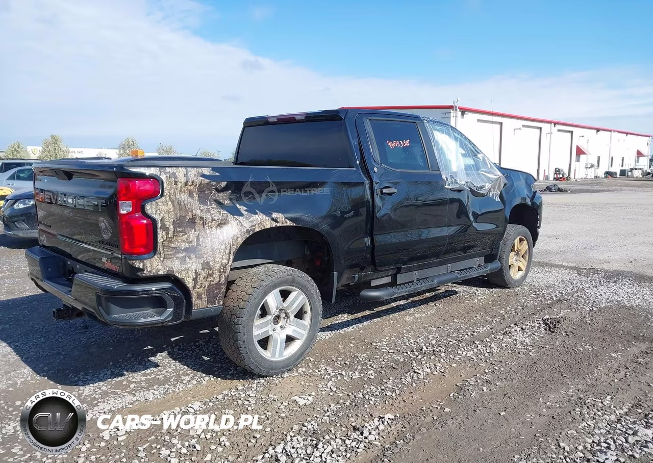 2022 Chevrolet Silverado 1500 Ltd 4Wd Short Bed Custom Trail Boss VIN:3GCPYCEL0NG104390 - 4