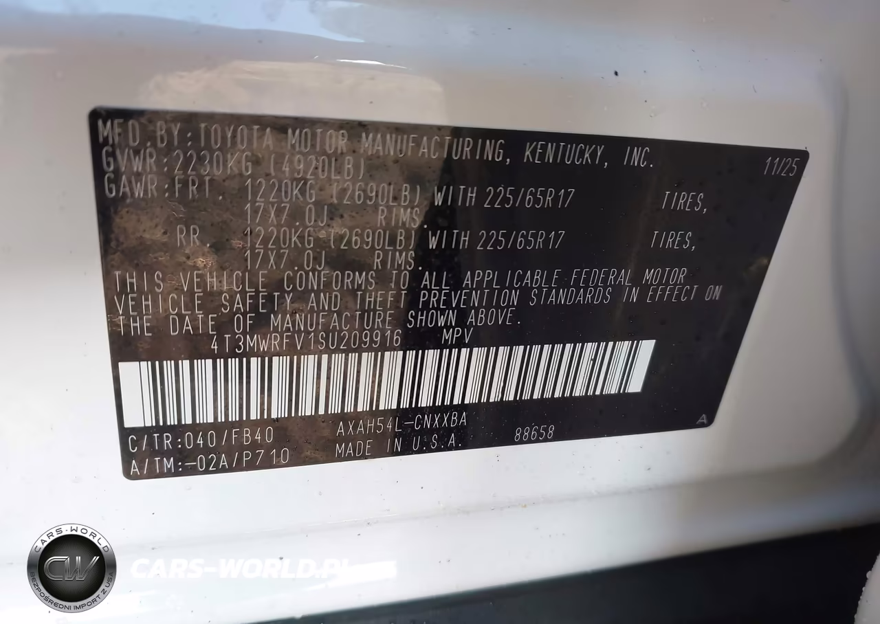 2025 Toyota Rav4 Hybrid Le VIN:4T3MWRFV1SU209916 - 9