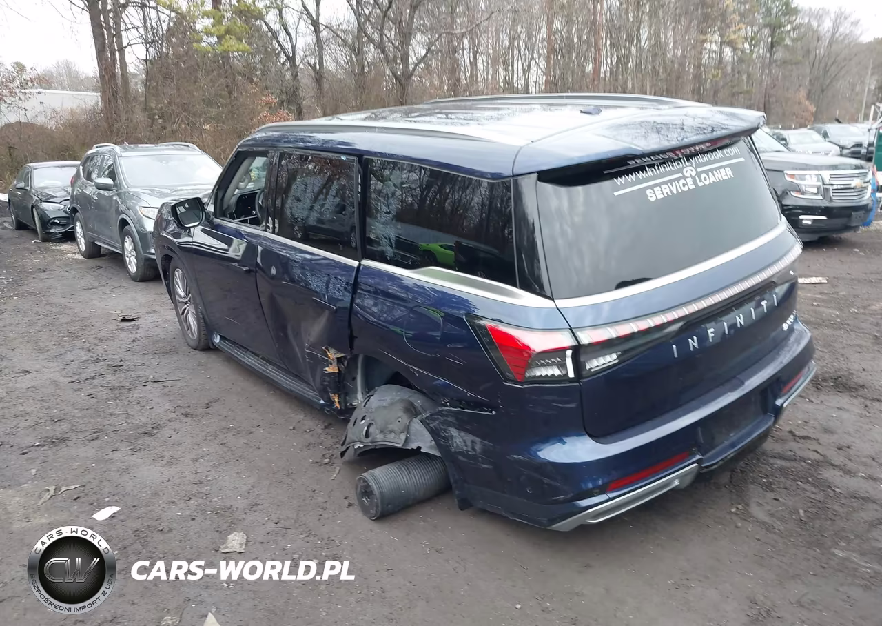 2025 Infiniti Qx80 Sensory Awd VIN:JN8AZ3DE1S9701456 - 3