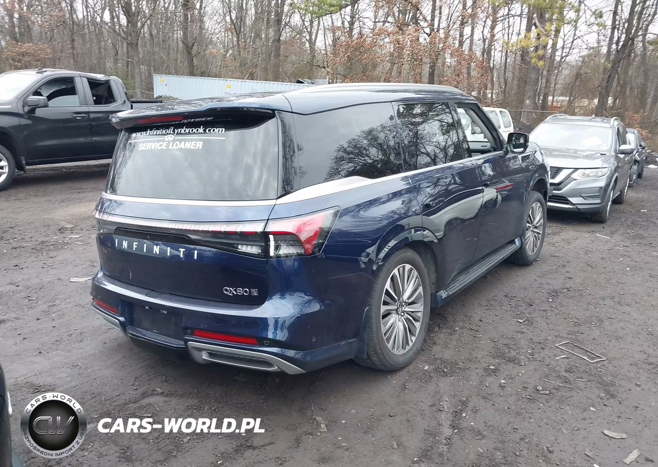 2025 Infiniti Qx80 Sensory Awd VIN:JN8AZ3DE1S9701456 - 4